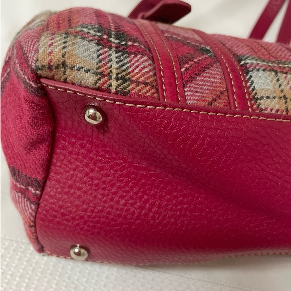 💖FOSSIL Plaid Pink Handbag💖 - Picture 13 of 14